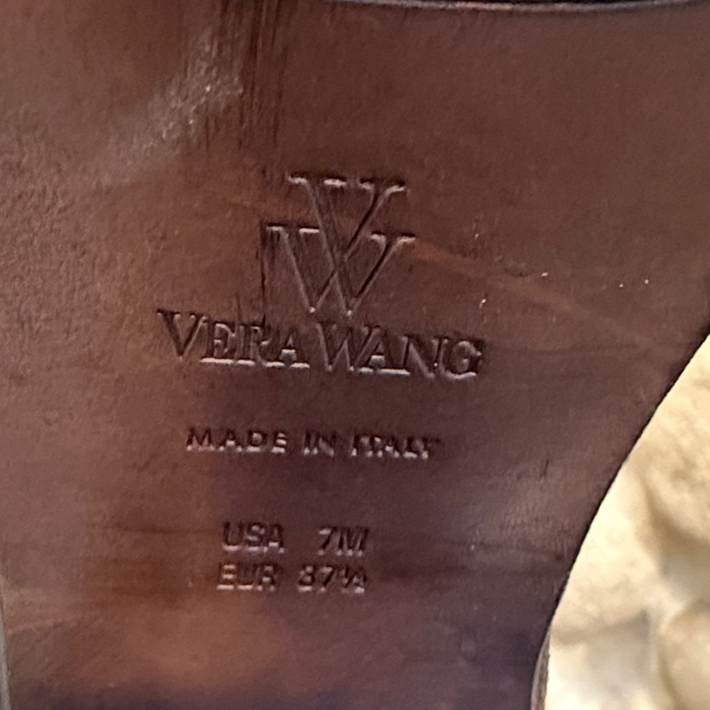 Vera Wang Pebble Leather Boots - Picture 6 of 8